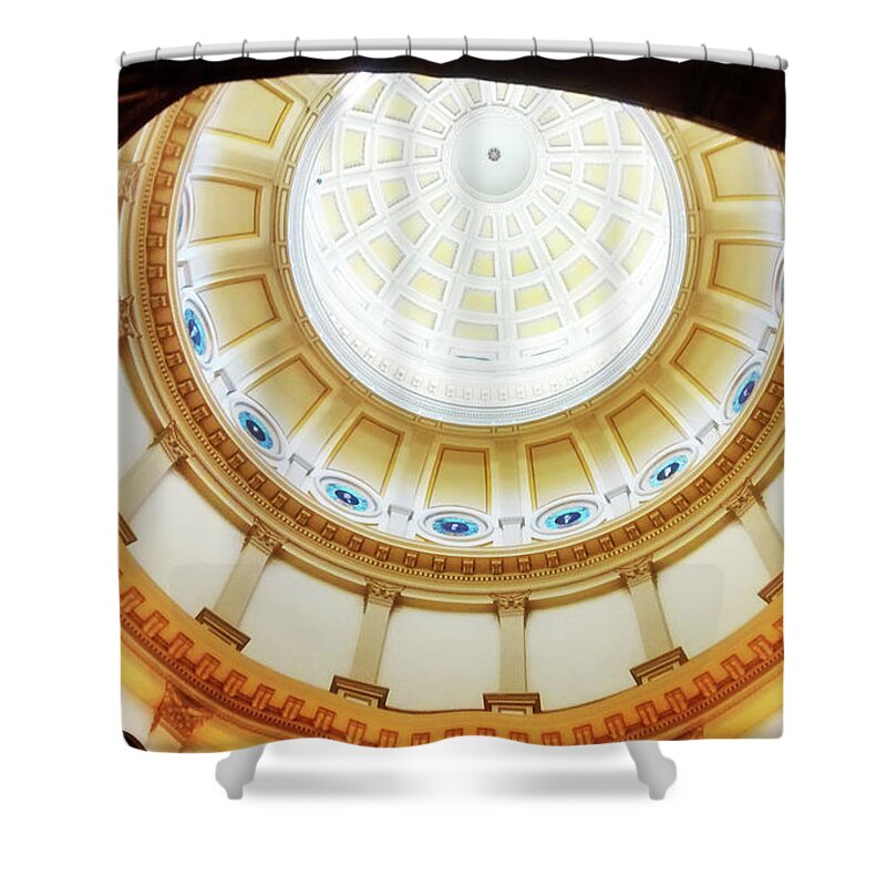 Denver Shower Curtain featuring the photograph Interior Denver Capitol by Marilyn Hunt