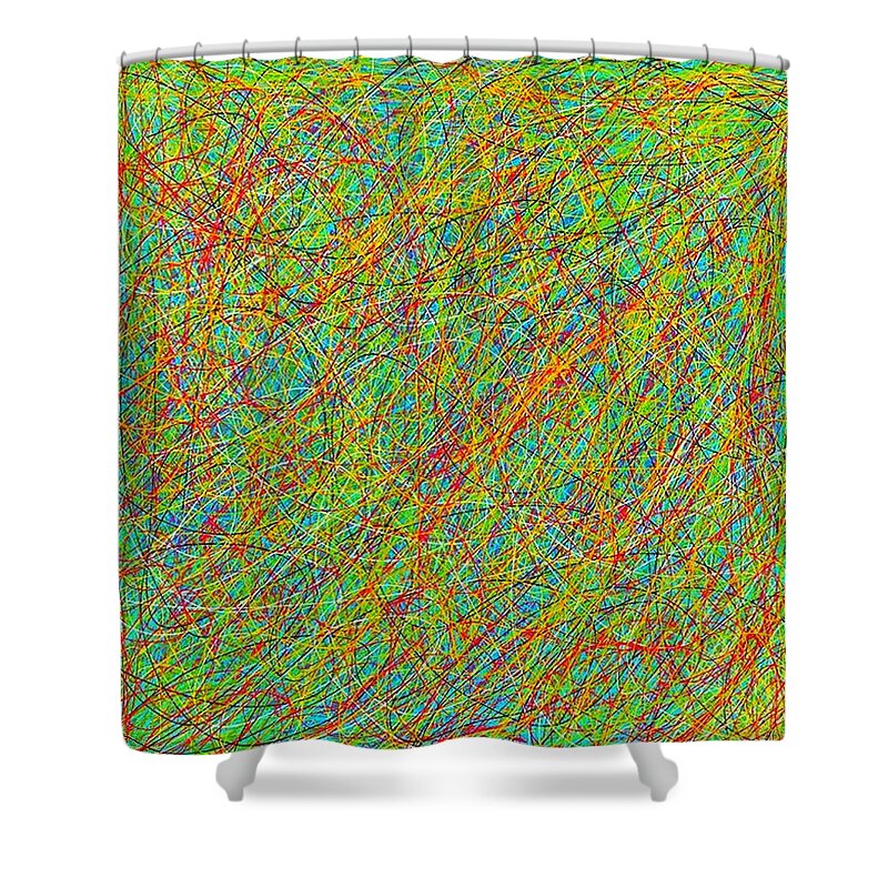 Abstract Shower Curtain featuring the photograph Intertwined by Charles Brown