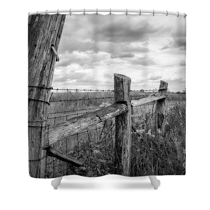 Country Shower Curtain featuring the photograph Into the Country by Becqi Sherman