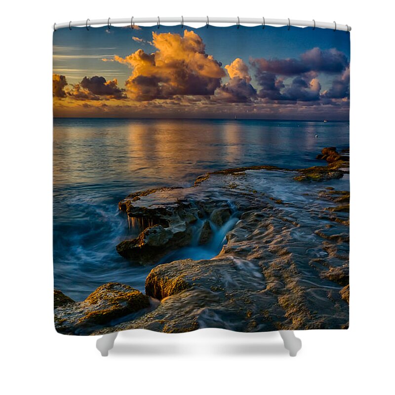 Pristine Shower Curtain featuring the photograph Into the Deep by Amanda Jones