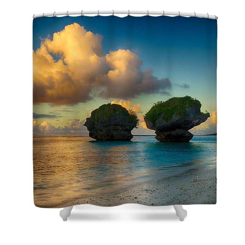 Pristine Shower Curtain featuring the photograph Island Life by Amanda Jones