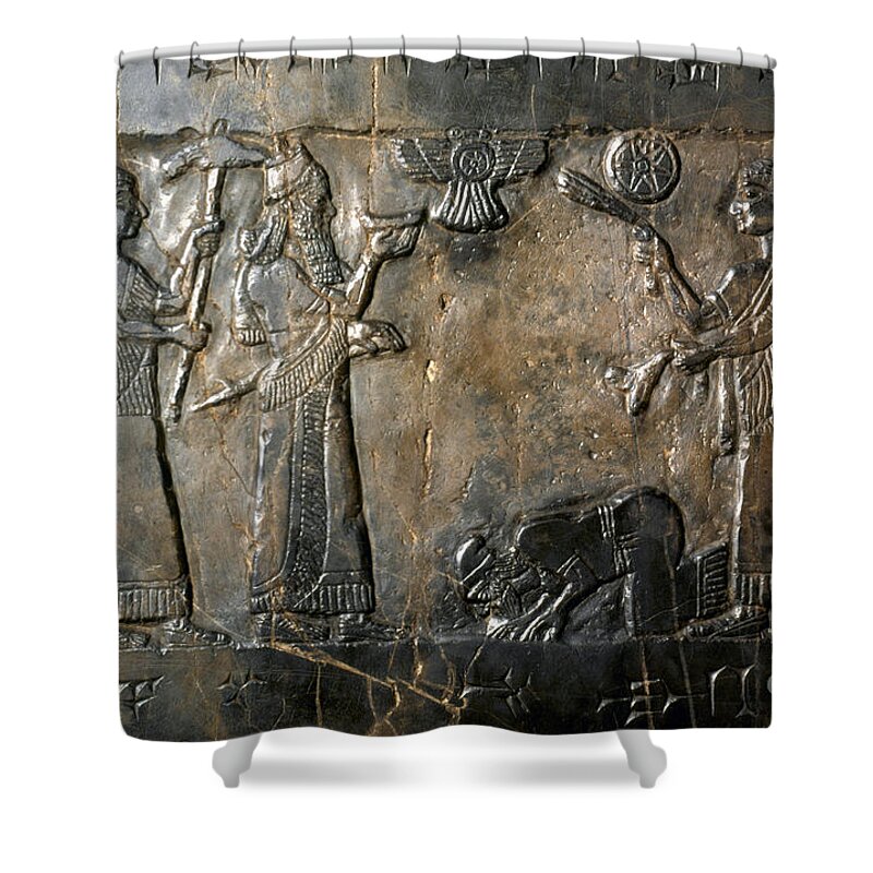 800 B.c. Shower Curtain featuring the photograph Israelite Submission by Granger