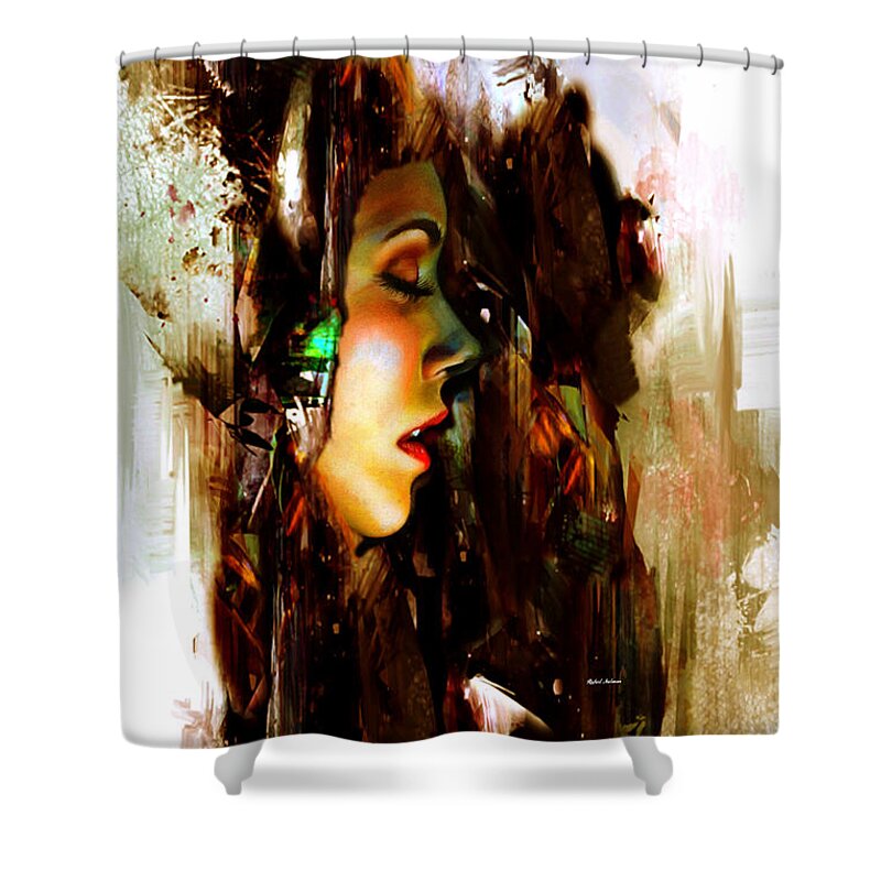 It Is Just A Dream Shower Curtain featuring the digital art It Is Just a Dream by Rafael Salazar