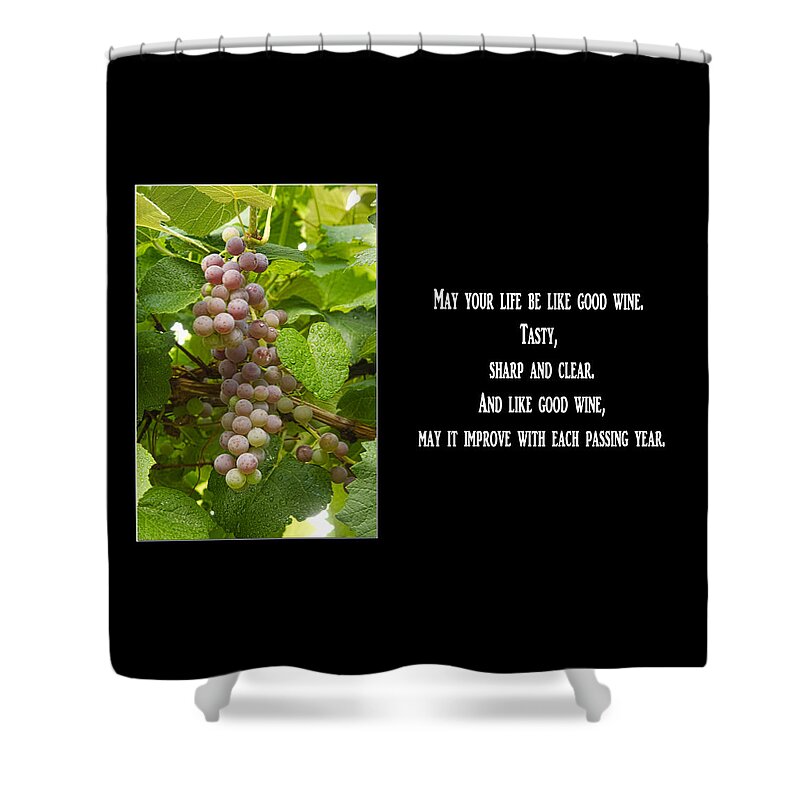 Italian Blessing Shower Curtain featuring the photograph Italian Blessing by James BO Insogna