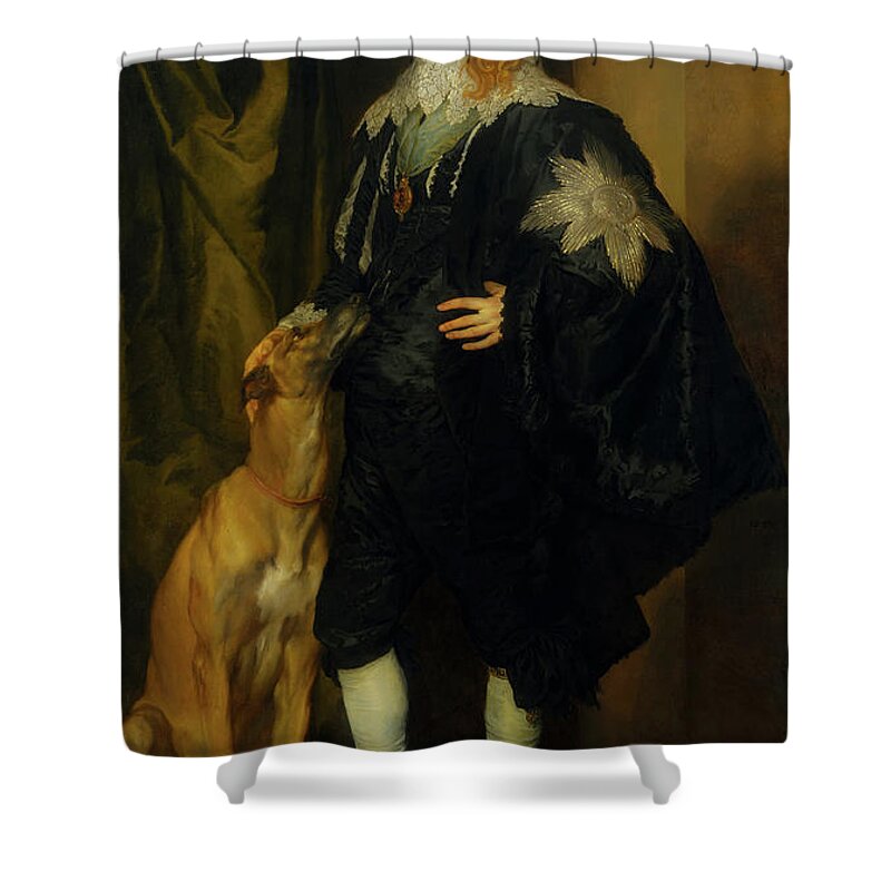 Painting Shower Curtain featuring the painting James Stuart - Duke Of Richmond And Lennox            by Mountain Dreams