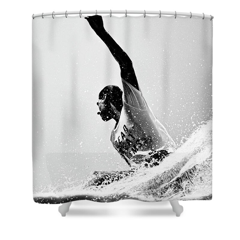 Surfing Shower Curtain featuring the photograph Jammin by Nik West