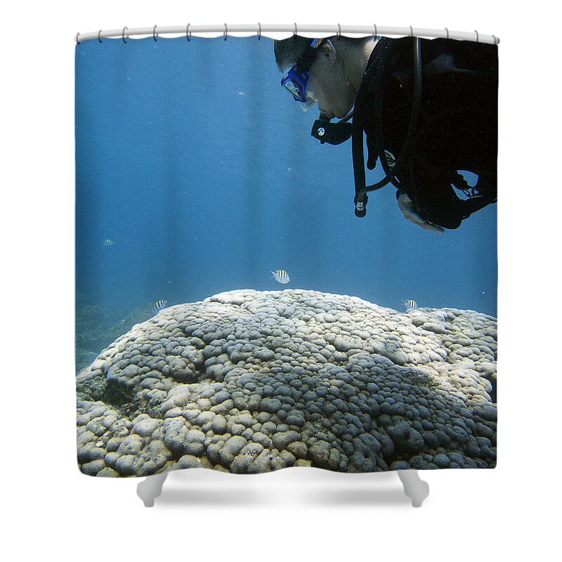 Underwater Shower Curtain featuring the photograph Jeanie by Matt Swinden