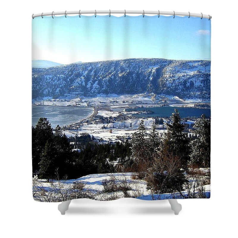 Oyama Shower Curtain featuring the photograph Jewel Of The Okanagan by Will Borden
