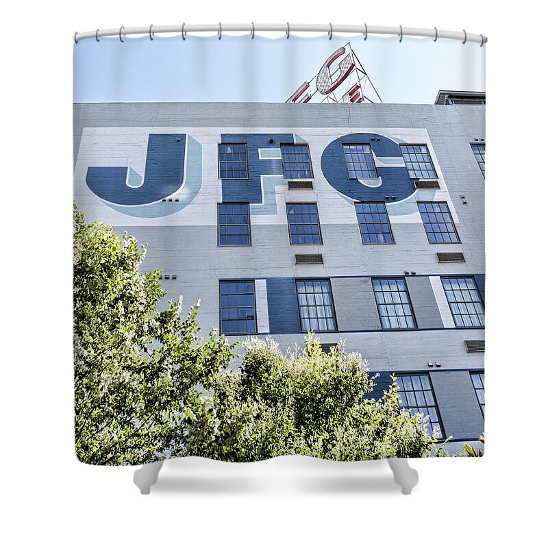 Jfg Shower Curtain featuring the photograph JFG Looking up by Sharon Popek