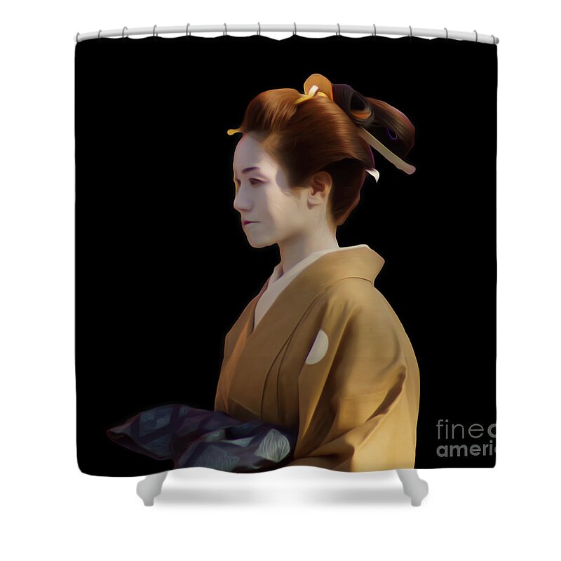 Jidai Matsuri Shower Curtain featuring the photograph Jidai Matsuri III by Cassandra Buckley