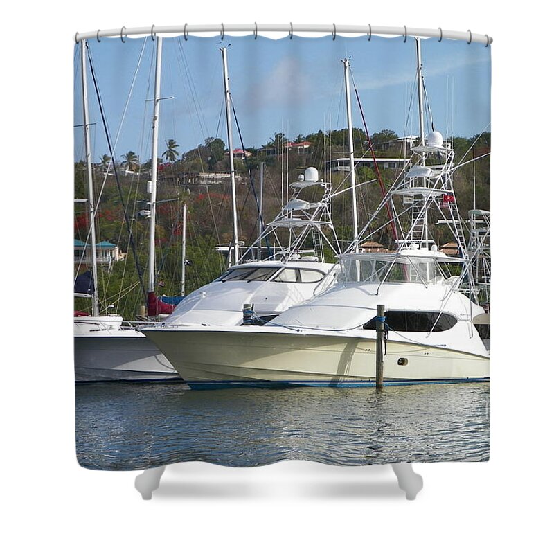 Boat Shower Curtain featuring the photograph Join Me For A Ride by Gina Sullivan