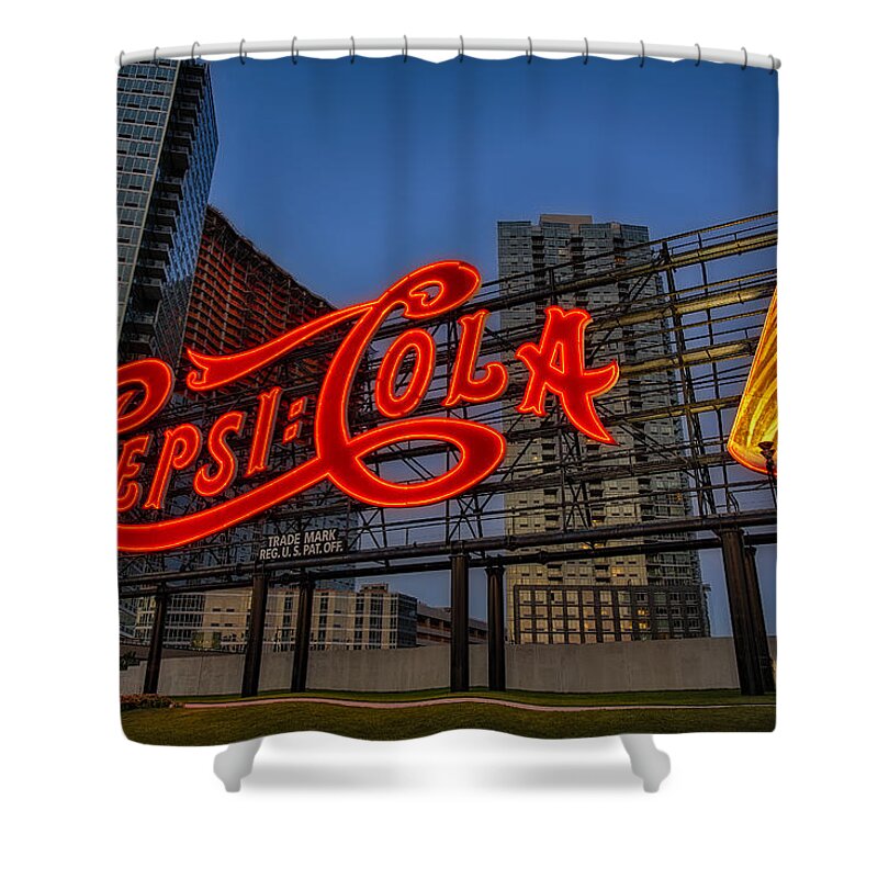 Pepsi Cola Shower Curtain featuring the photograph Join The Pepsi Generation by Susan Candelario