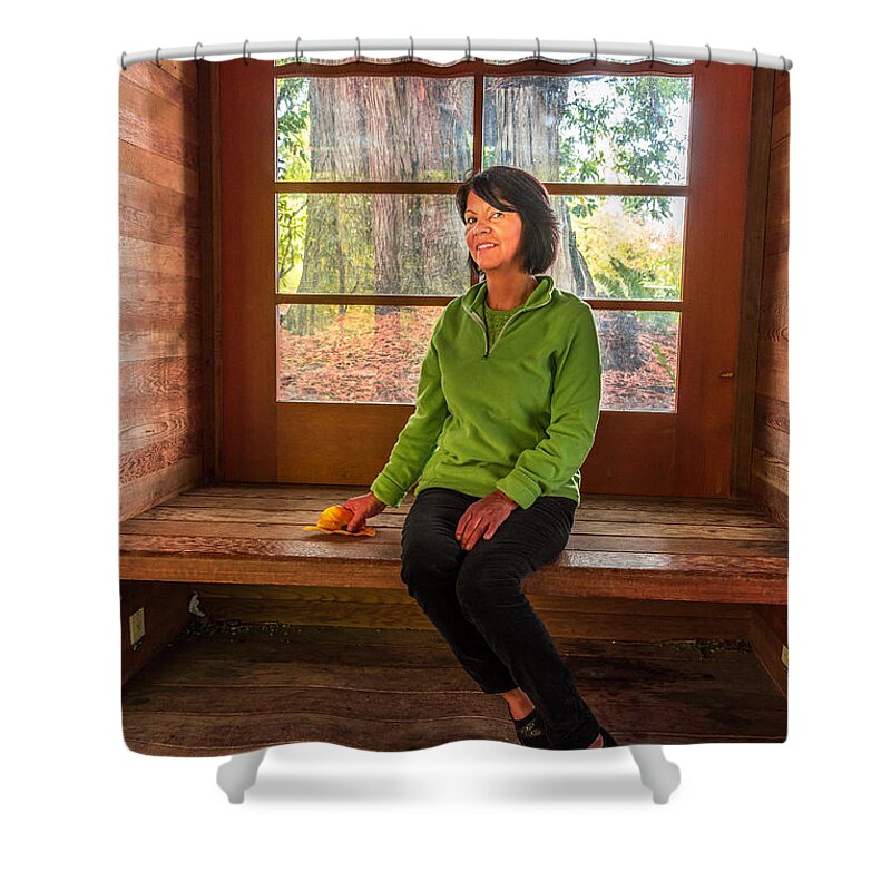 Photos Shower Curtain featuring the photograph Josie by Jerry Cahill