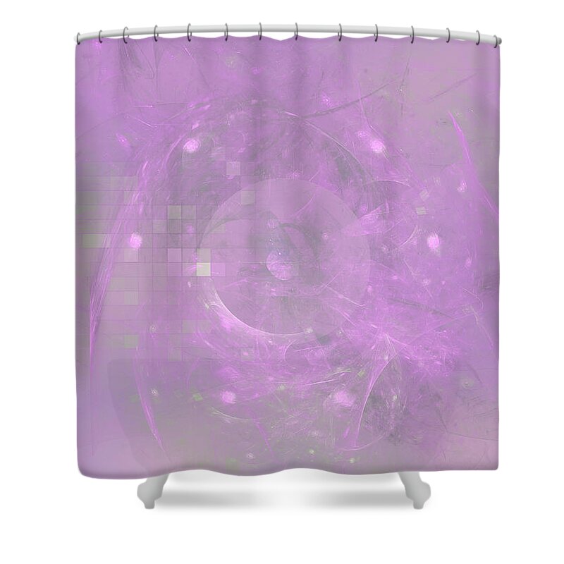 Art Shower Curtain featuring the digital art Journey Home by Jeff Iverson