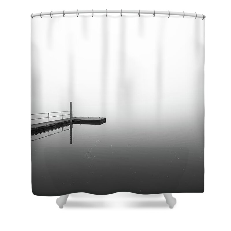 Fog Shower Curtain featuring the photograph Just a dream and the wind to carry me by Wade Brooks