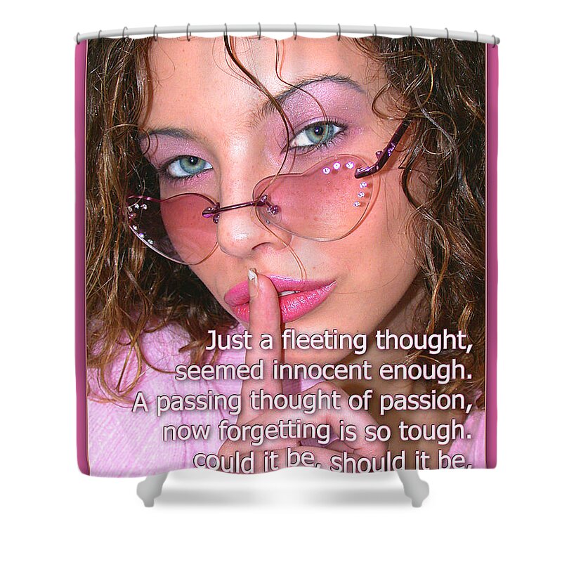 Clay Shower Curtain featuring the photograph Just A Fleeting Thought by Clayton Bruster