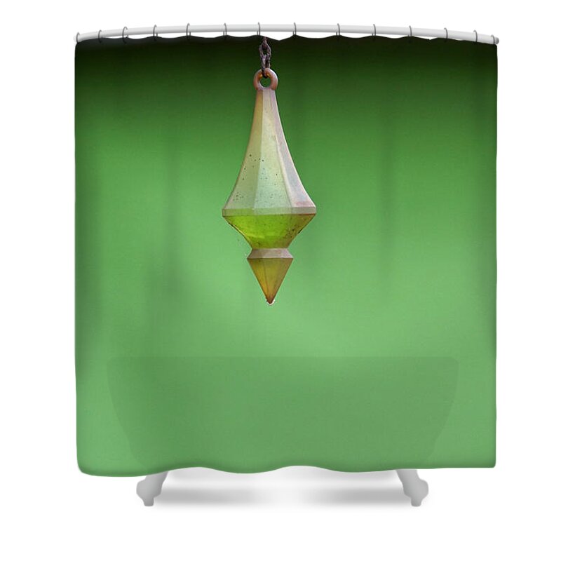 Bead Shower Curtain featuring the photograph Just Green by Jolly Van der Velden
