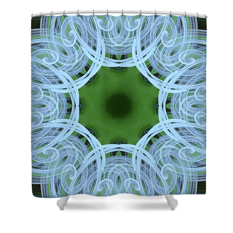Kaleidoscope Shower Curtain featuring the photograph Kal17 by Morgan Wright