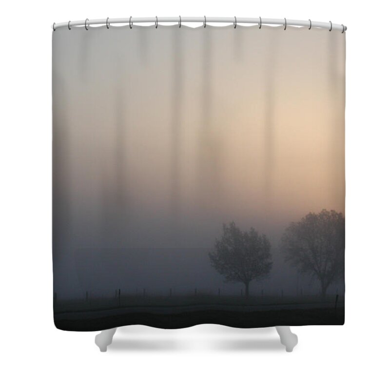 Kansas Shower Curtain featuring the photograph Kansas Morning by DArcy Evans