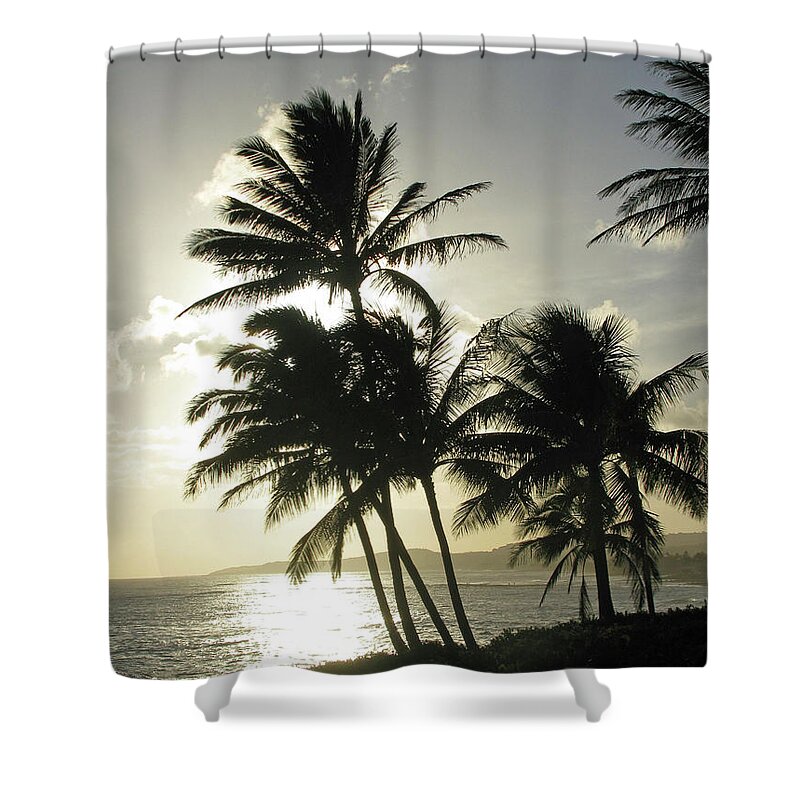Kauai Shower Curtain featuring the photograph Kauai, Hawaii - Sunset 06 by Pamela Critchlow
