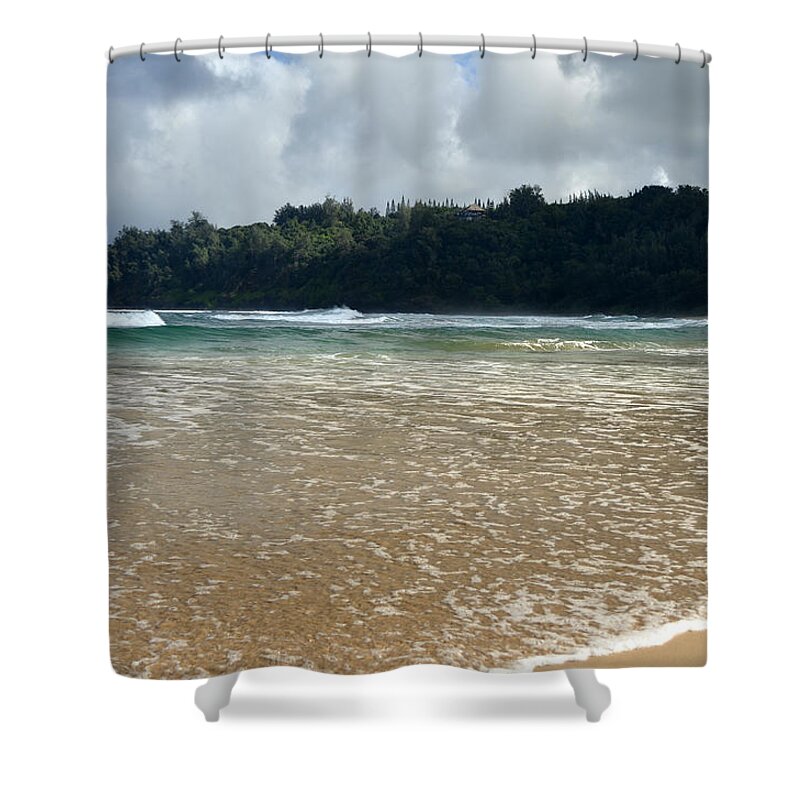 Kauai Shower Curtain featuring the photograph Kauai Shoreline by Amy Fose