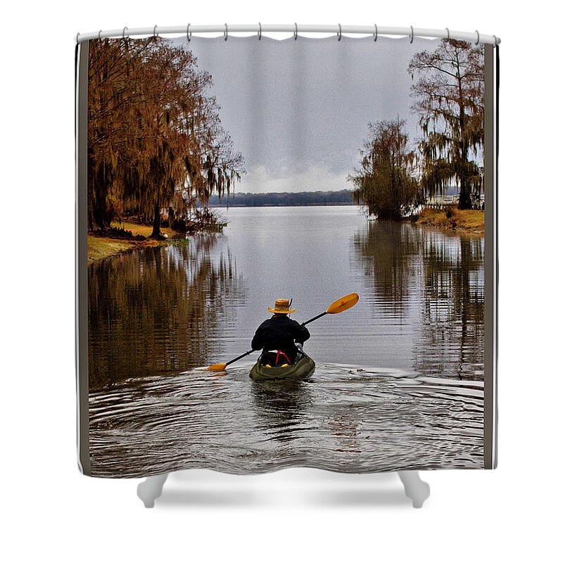 Kayak Shower Curtain featuring the photograph Kayak by Farol Tomson