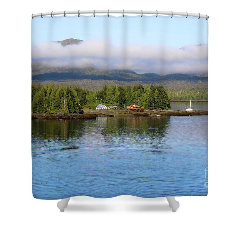 Ketchikan Shower Curtain featuring the photograph Ketchikan Alaska by Veronica Batterson
