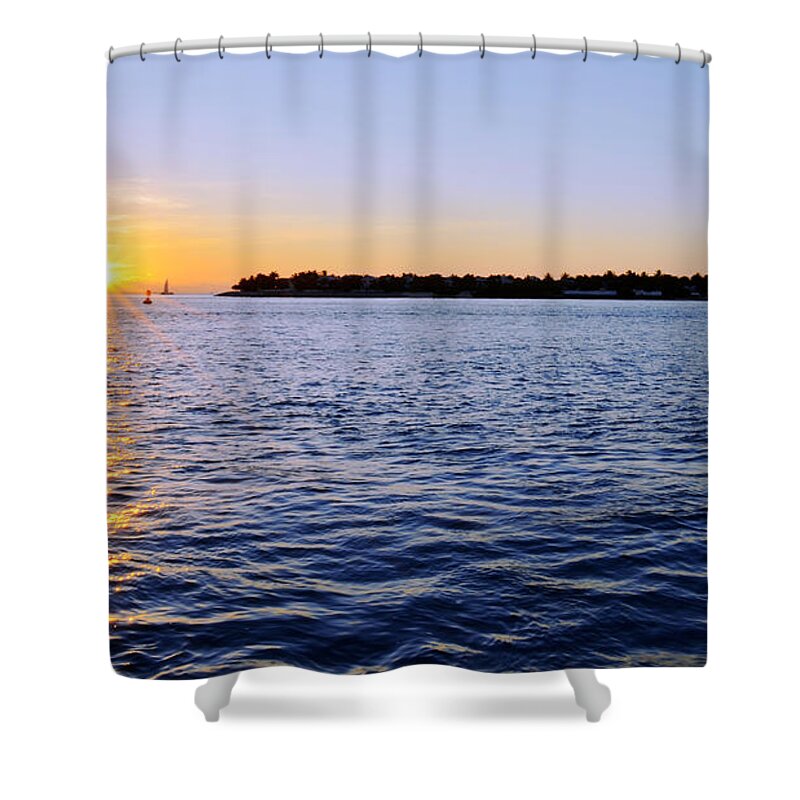 Key Glow Shower Curtain featuring the photograph Key Glow by Chad Dutson