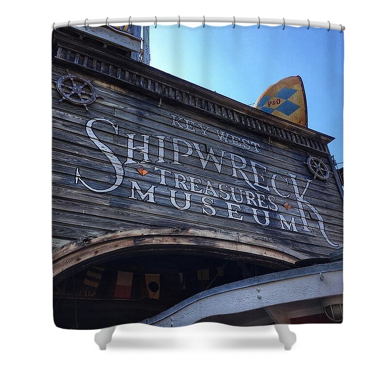 Key West Shower Curtain featuring the photograph Key Museum by Joseph Caban