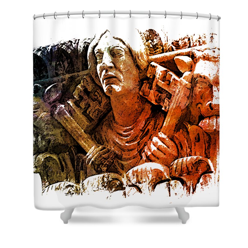 Keys Shower Curtain featuring the photograph Keys To The City by DiDesigns Graphics