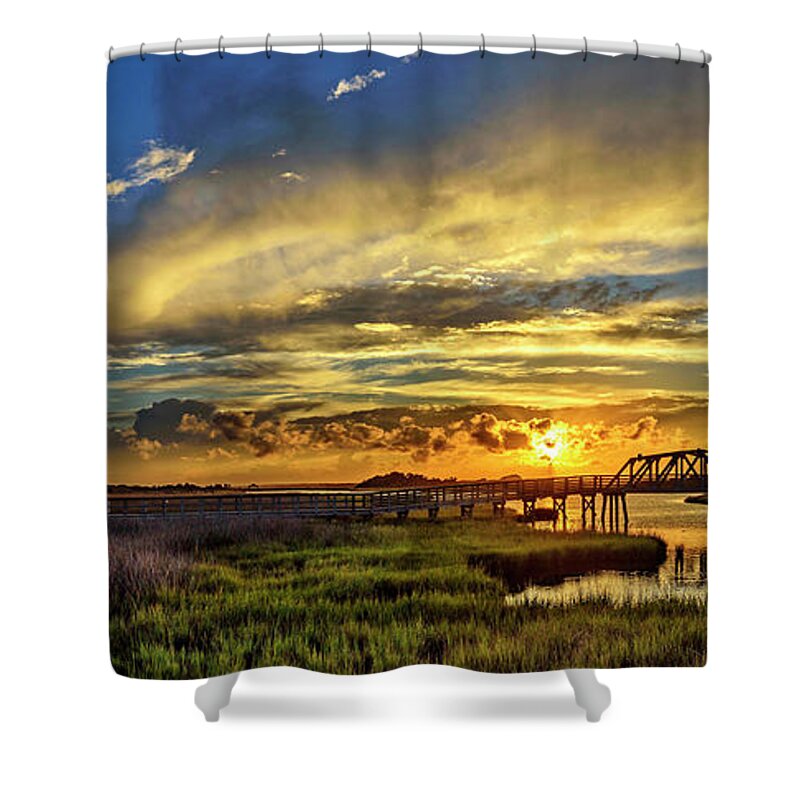 Topsail Island Shower Curtain featuring the photograph Kingdom by DJA Images