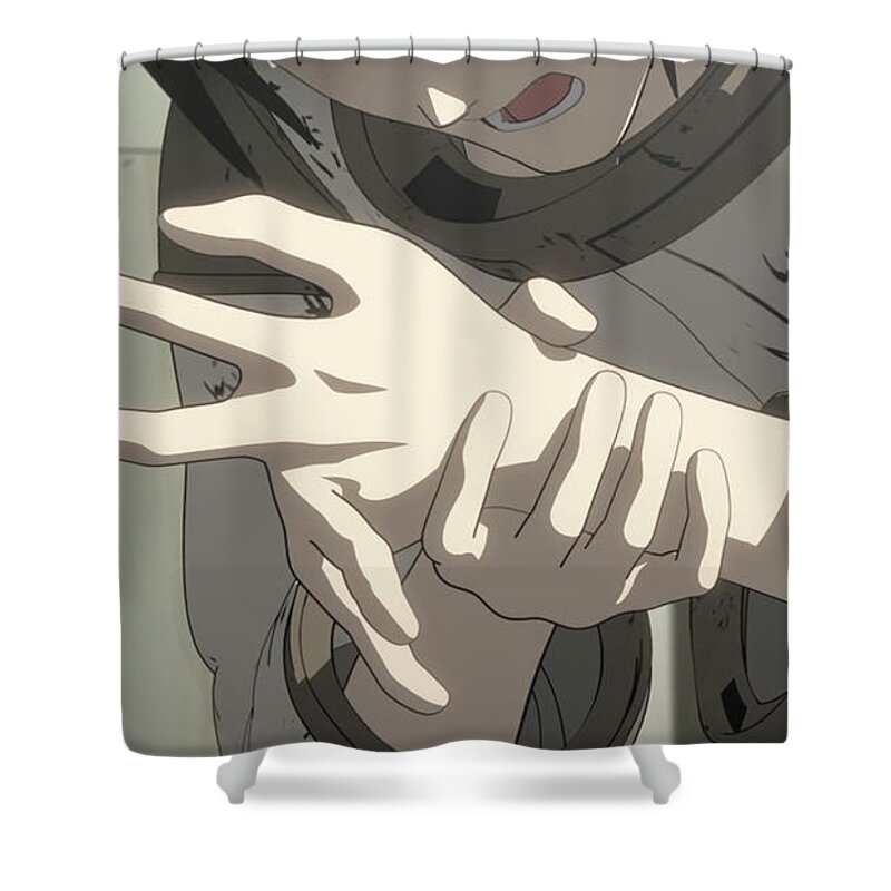 Knights Of Sidonia Shower Curtain featuring the digital art Knights Of Sidonia by Maye Loeser