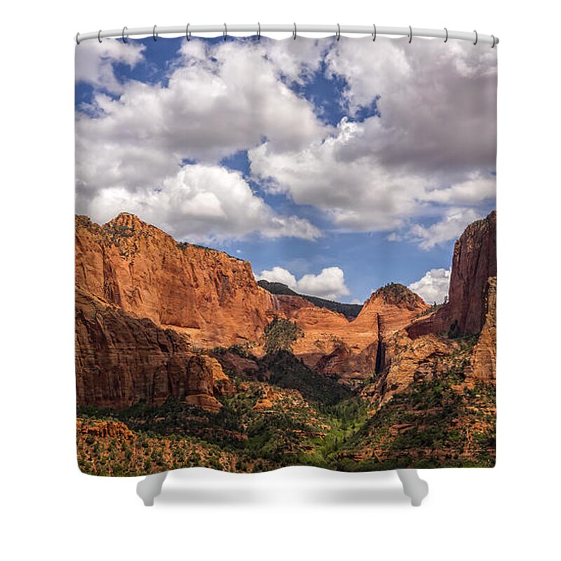 Kolob Canyon Shower Curtain featuring the photograph Kolob Canyon Zion National Park by Steve L'Italien