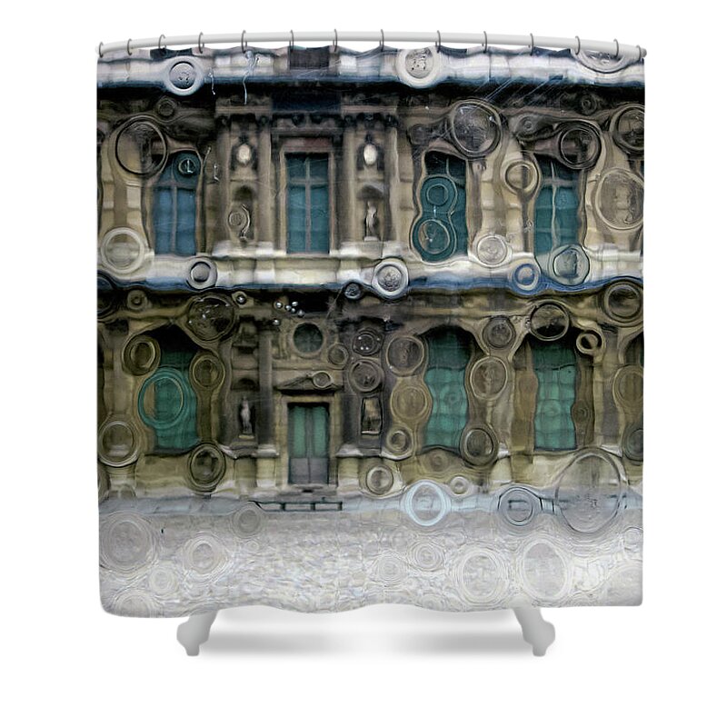 Surreal Shower Curtain featuring the photograph La Fenetre Du Louvre by Kipleigh Brown