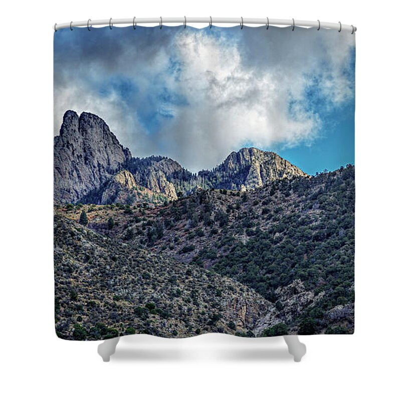 Landscape Shower Curtain featuring the photograph La Luz Trail by Michael McKenney
