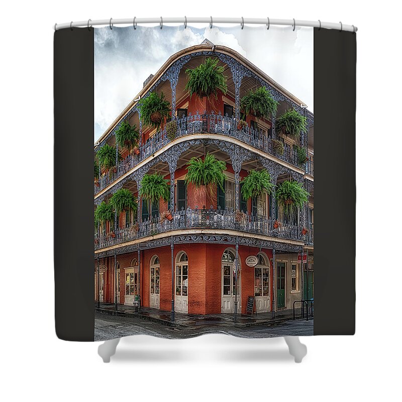 Labranche House Shower Curtain featuring the photograph LaBranche House by Susan Rissi Tregoning