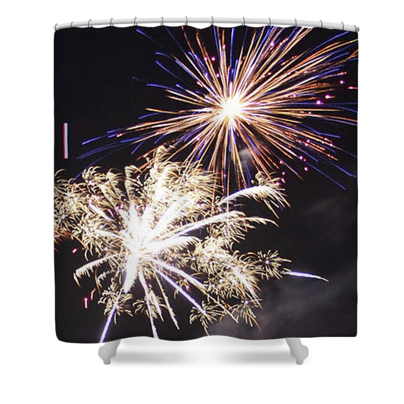 Fireworks Shower Curtain featuring the photograph Lacy Ambiance - 160923psg0583160704 by Paul Eckel