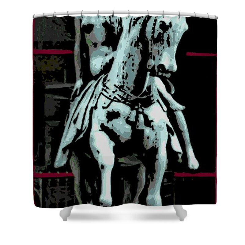 Lady Godiva Shower Curtain featuring the photograph Lady Godiva 2 by George Pedro