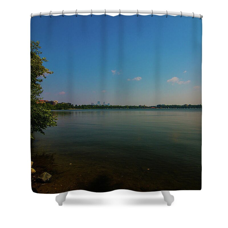 Lake Calhoun Shower Curtain featuring the photograph Lake Calhoun 3790 by Jana Rosenkranz
