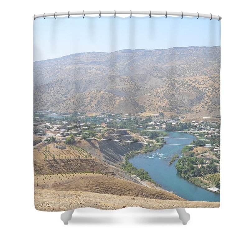 Lake Shower Curtain featuring the photograph Lake Dukan3 by Magdalena Frohnsdorff