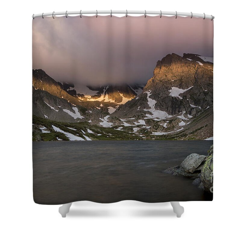 Indian Peaks Wilderness Shower Curtain featuring the photograph Lake Isabel by Keith Kapple