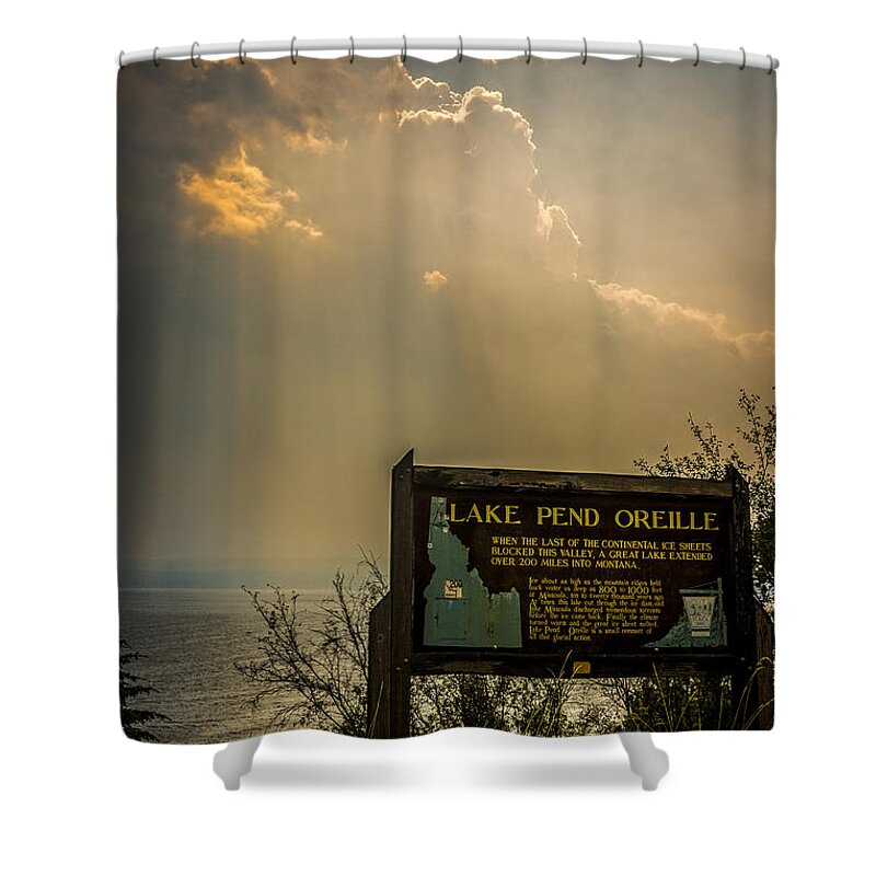 North Idaho Shower Curtain featuring the photograph Lake Pend Oreille by Albert Seger
