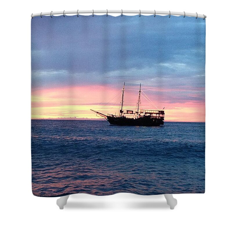 Cozumel Shower Curtain featuring the photograph Landscape by Diana Rosales 