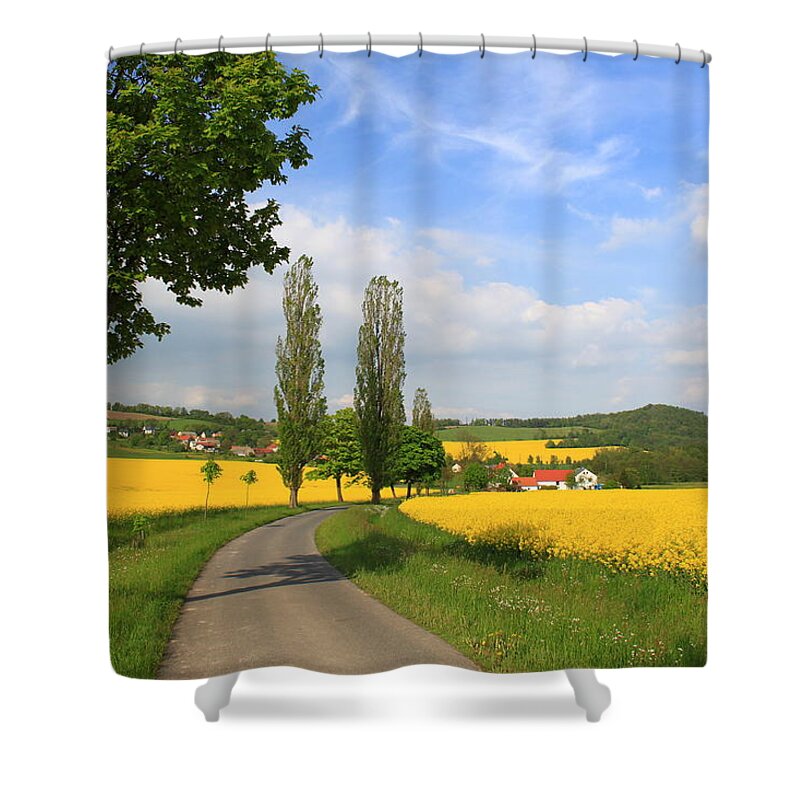 Landscape Shower Curtain featuring the photograph Landscape by Sabine Meisel
