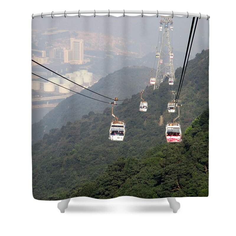Hong Kong Shower Curtain featuring the photograph Lantau Island 53 by Randall Weidner