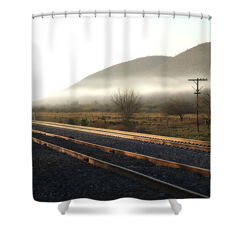 Mexico Shower Curtain featuring the photograph Las Tablas..morning by Al Swasey