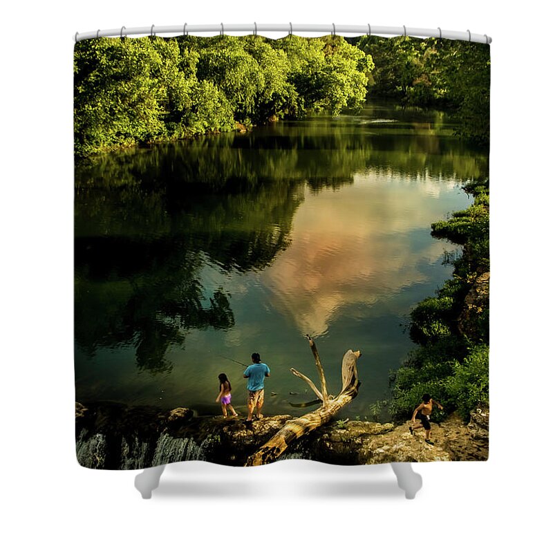 Landscape Shower Curtain featuring the photograph Last Seconds Of Summer by Robert Frederick