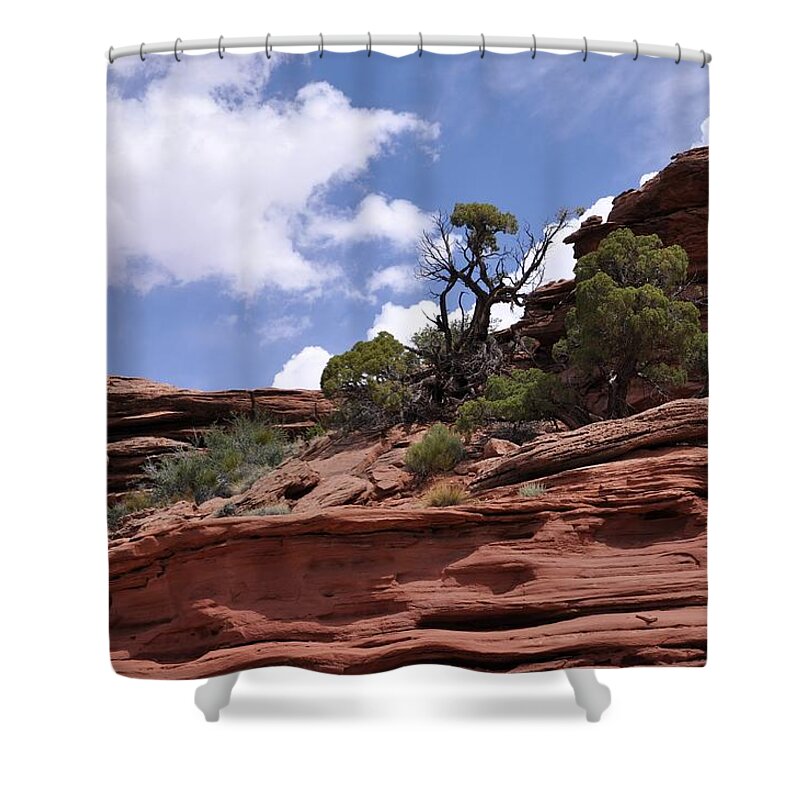 Canyonlands National Park Shower Curtain featuring the photograph Layers Upon Layers by Frank Madia