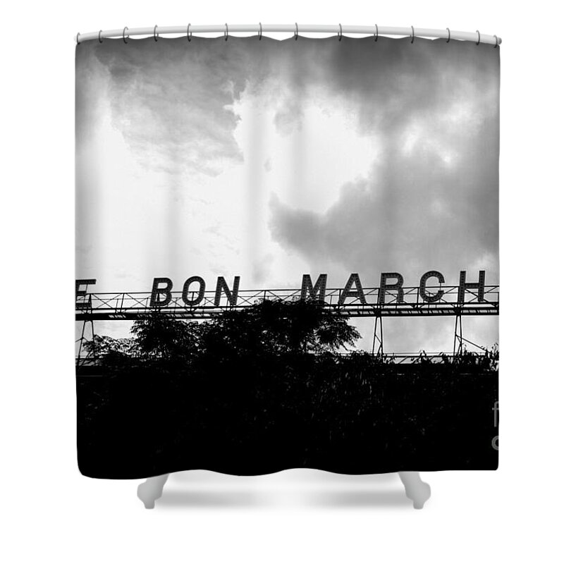Le Bon Marche Shower Curtain featuring the photograph Le Bon Marche by Andy Thompson