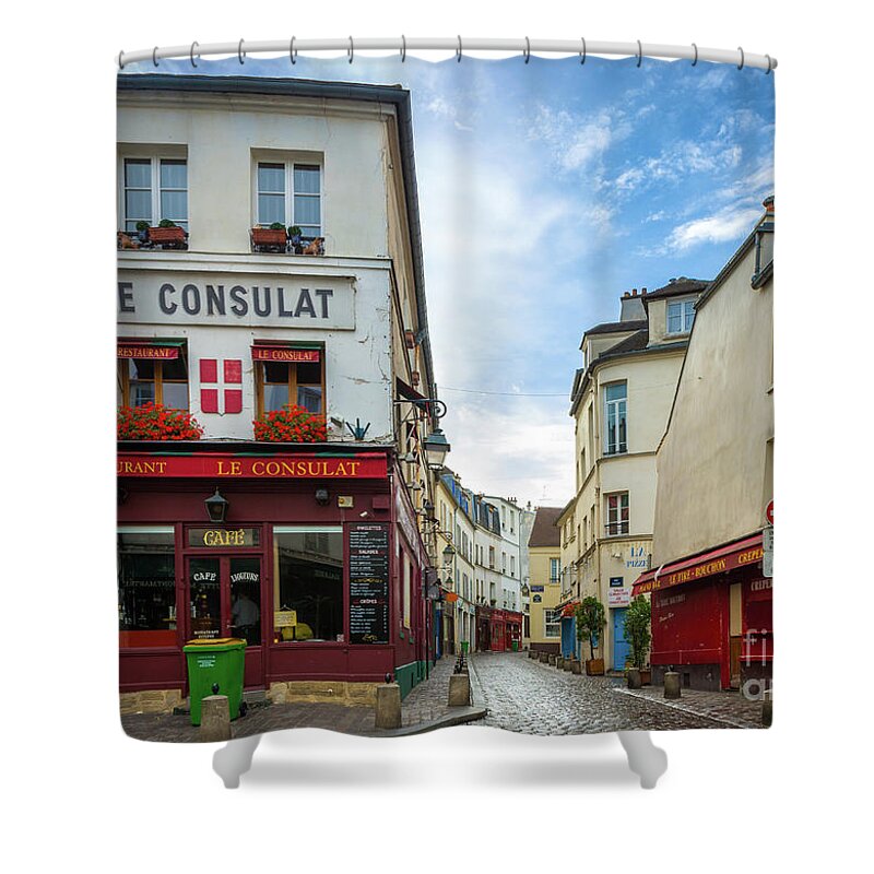 Europa Shower Curtain featuring the photograph Le Consulat by Inge Johnsson